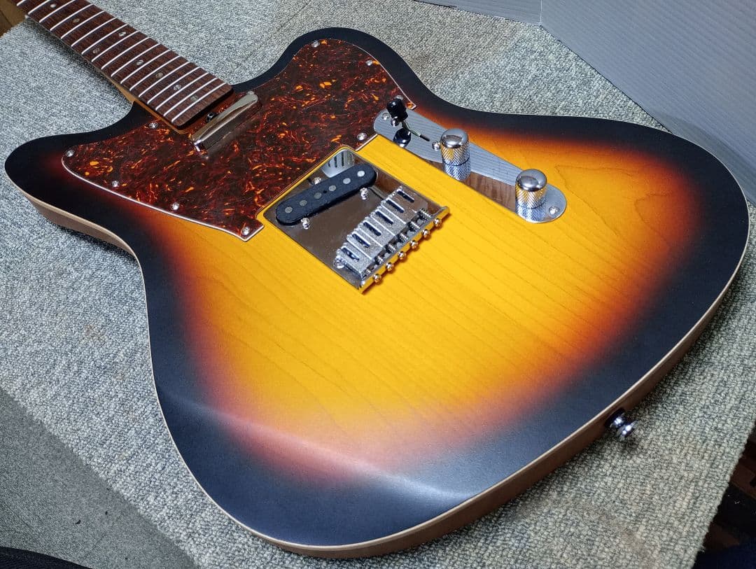 h*n様 オフセットテレキャスター テレマスタータイプ マホガニー/メイプルトッ