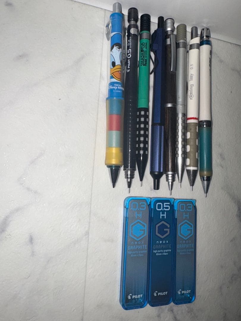 【26%OFF】高級シャーペン&ボールペン8本＋替芯3ケース