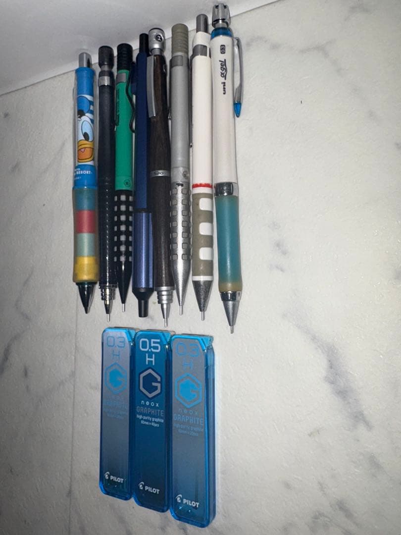 【26%OFF】高級シャーペン&ボールペン8本＋替芯3ケース