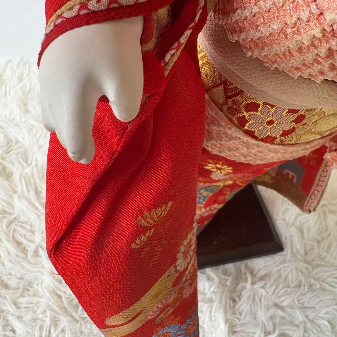 極美品 古い市松人形 45cm 箱入り 元箱