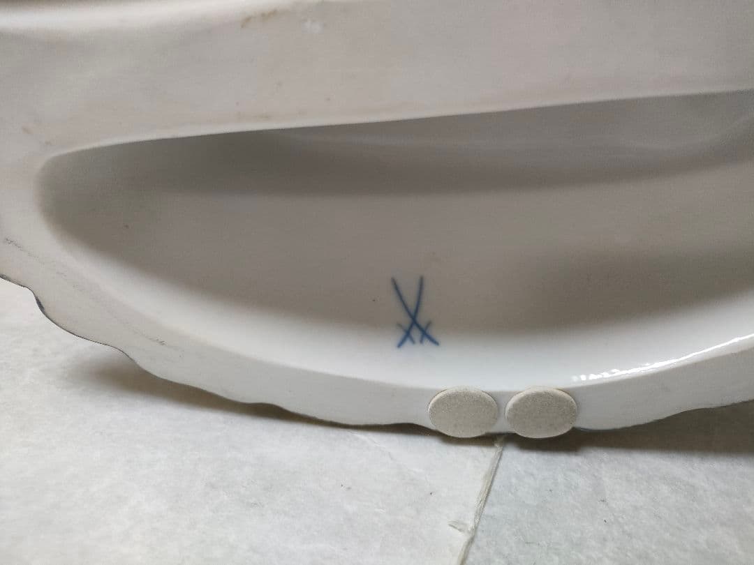 D*t様 マイセンMeissen　 フィギュリン　 天使と女性　 陶器人形　 置