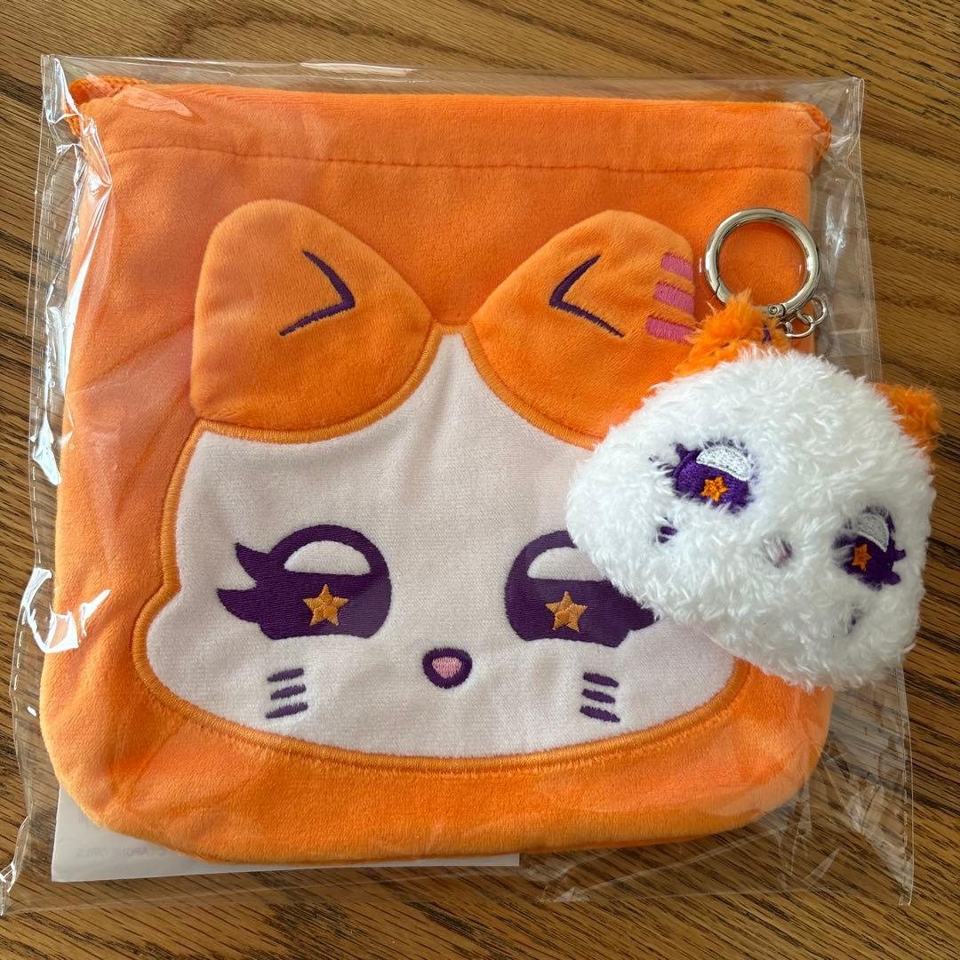 ME:I 海老原鼓　ぬいぐるみキーホルダー　マルチポーチ