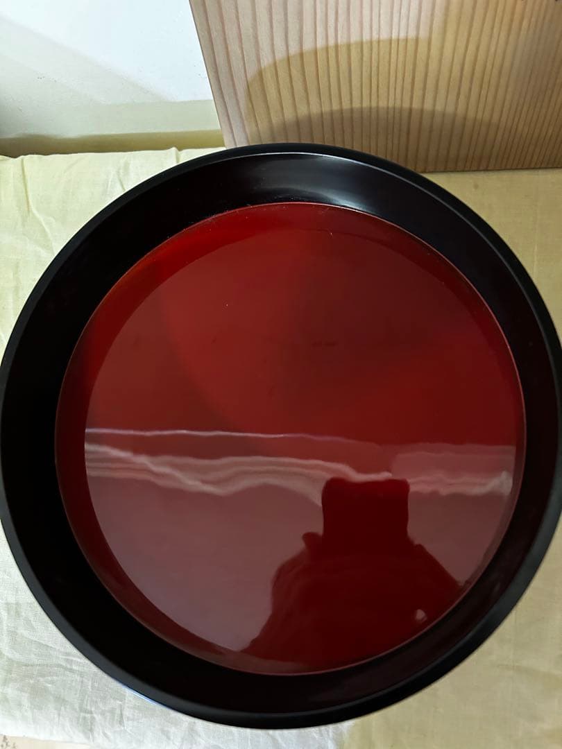 京都　平安 象彦「春陽」 高坏干菓子盆 菓子器 漆器