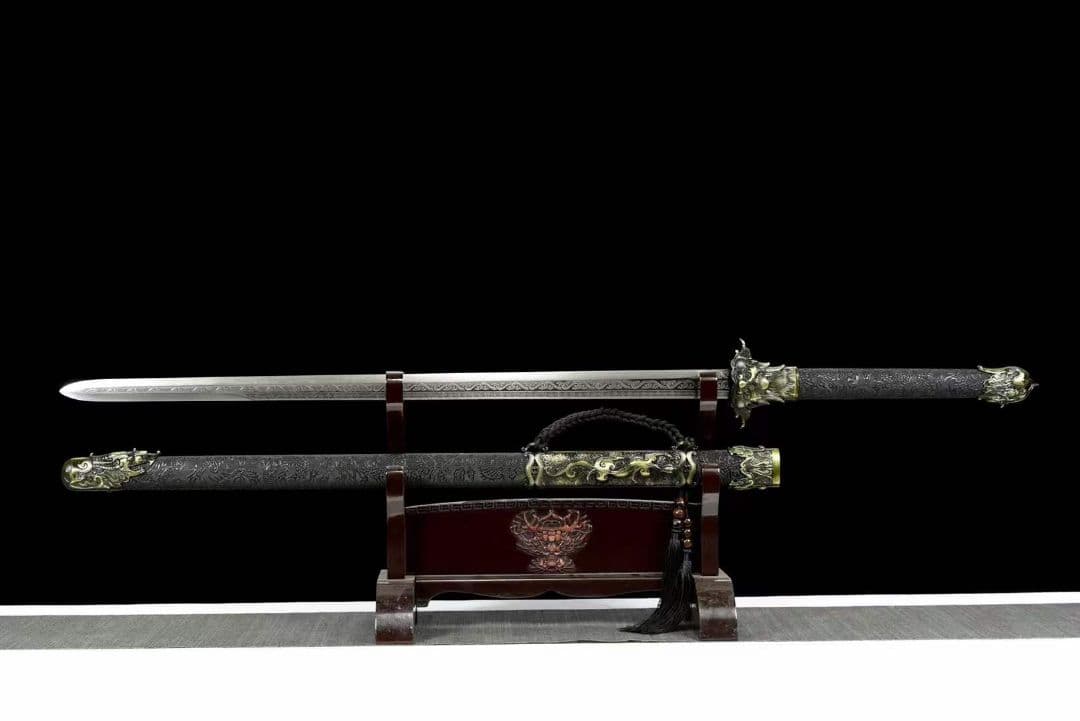 【龍紋唐剣】古兵器 武具　刀装具　日本刀　模造刀 居合刀