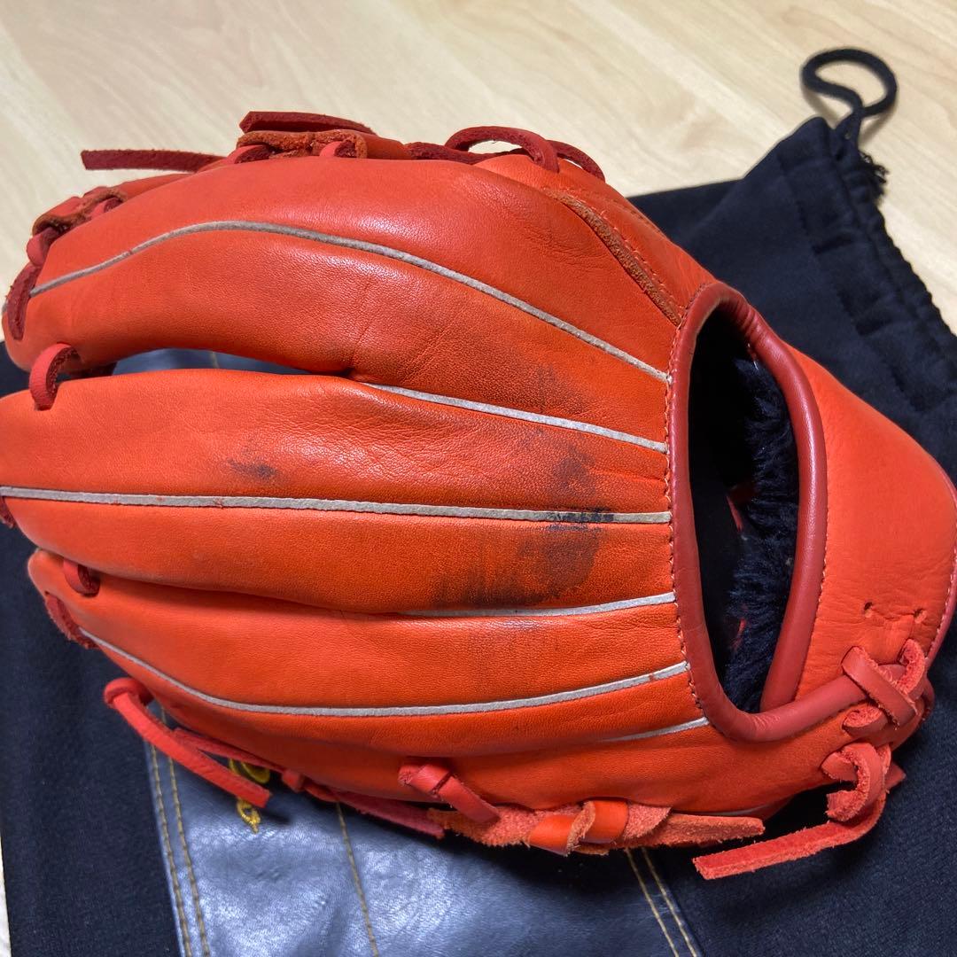 アシックス　野球　軟式　グローブ（ミズノプロ　のグローブケース付き）