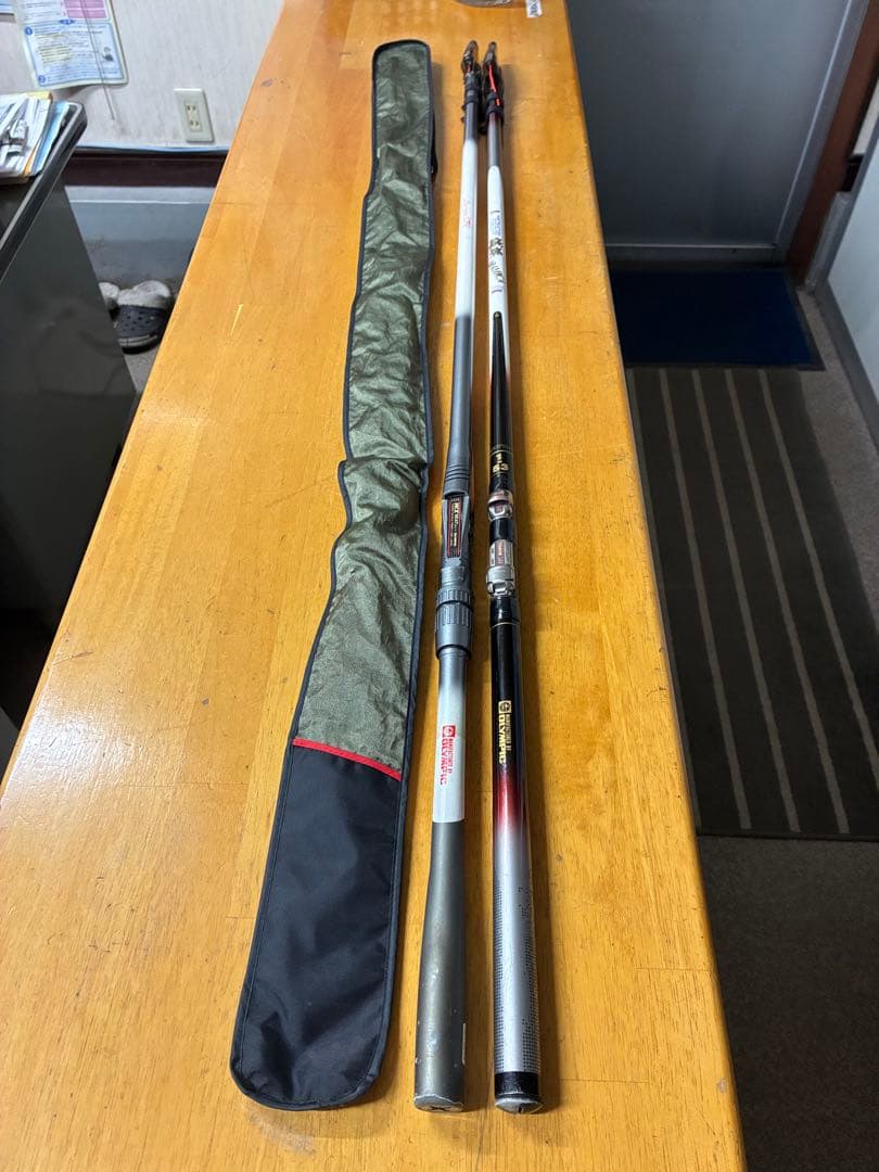 鱗夕彩　釣り竿　3本　セット　ヘチ　前打ち　フカセ　リンユウサイ　グレ