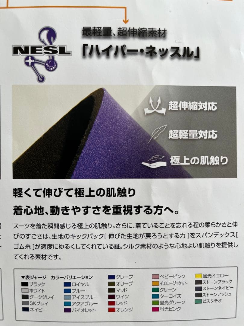 BGZ 3/2mmロンスプウエットスーツ　新品未使用