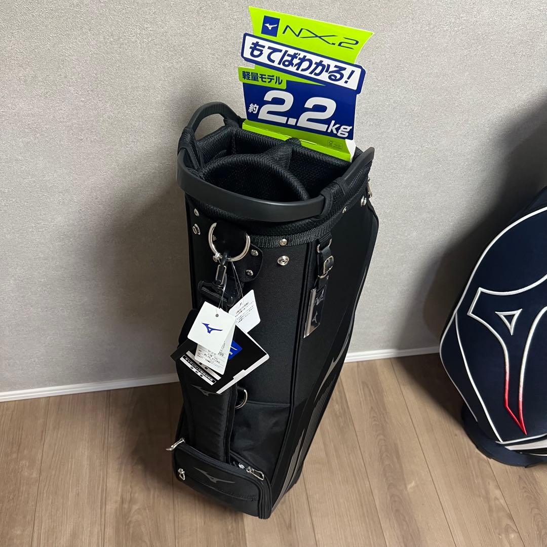 ミズノ　キャディバッグ　ゴルフバッグ　黒