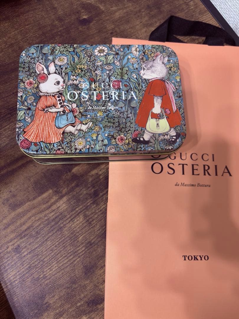 ヒグチユウコ GUCCI OSTERIA クッキーセレクション クッキー 缶