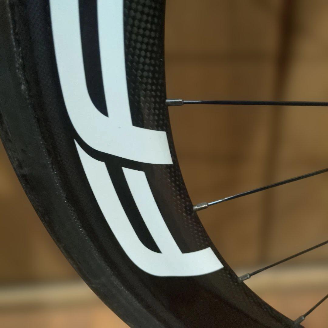 FFWD ブラック/レッド ホイールバッグ付き チューブラー タイヤ無し