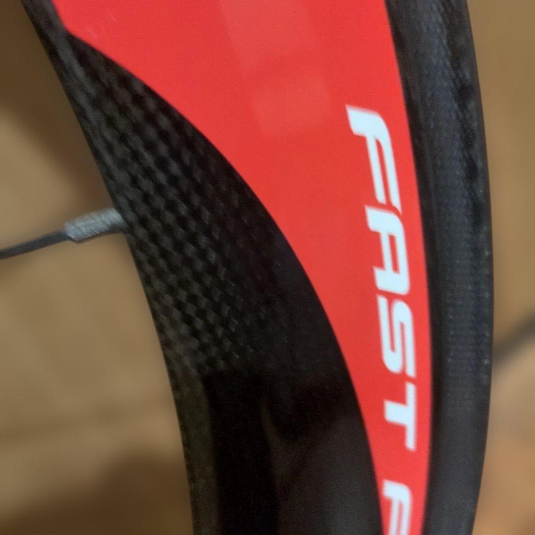 FFWD ブラック/レッド ホイールバッグ付き チューブラー タイヤ無し