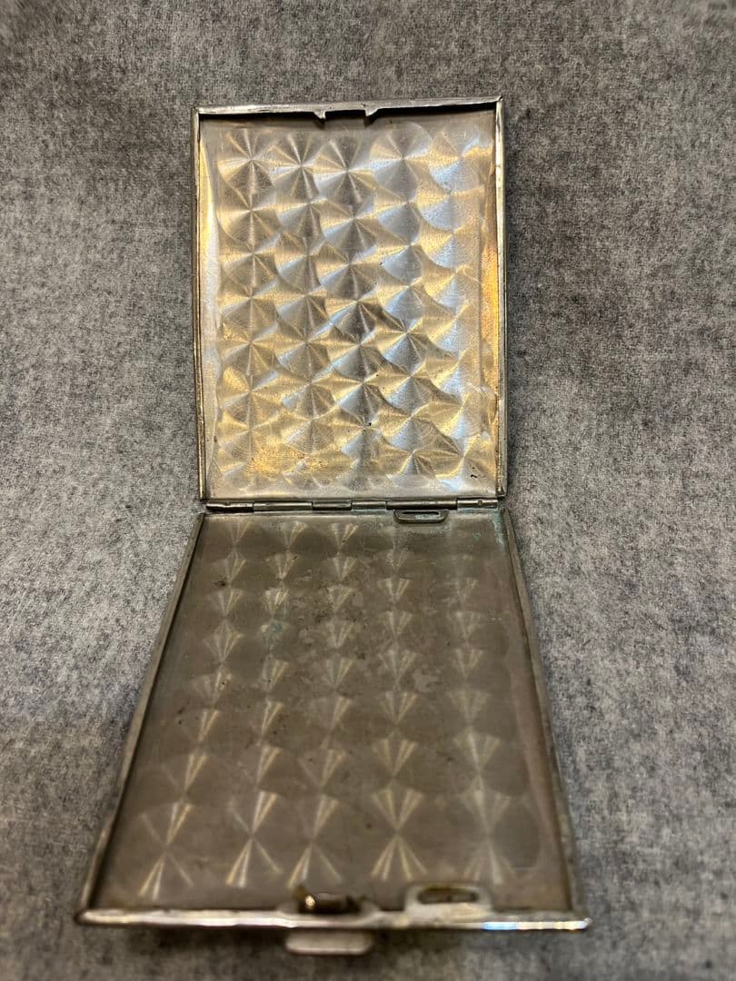 アンティーク　ビンテージ　シガレットケース　トランプ柄