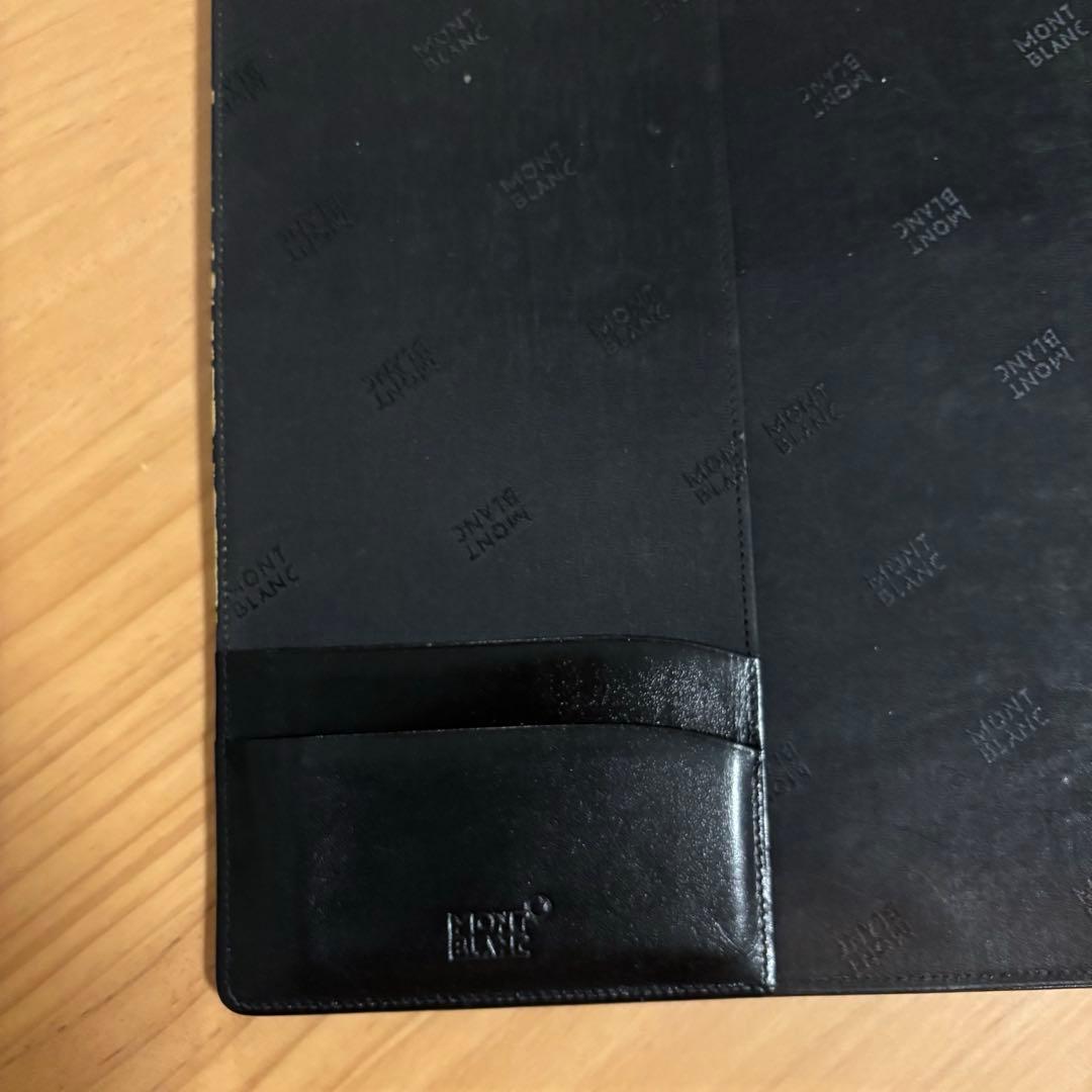 モンブラン黒 スプリングファイル 内ポケット付き