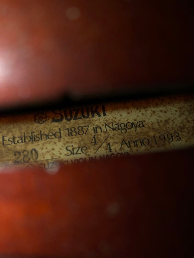 鈴木 スズキ suzuki バイオリン No.280 4/4サイズ
