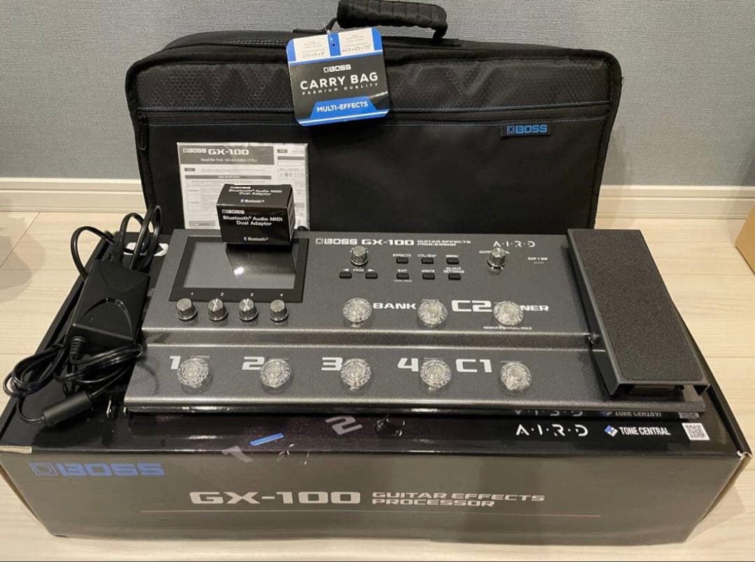 BOSS GX-100 Bluetoothアダプタ+専用バッグ付マルチエフェクタ