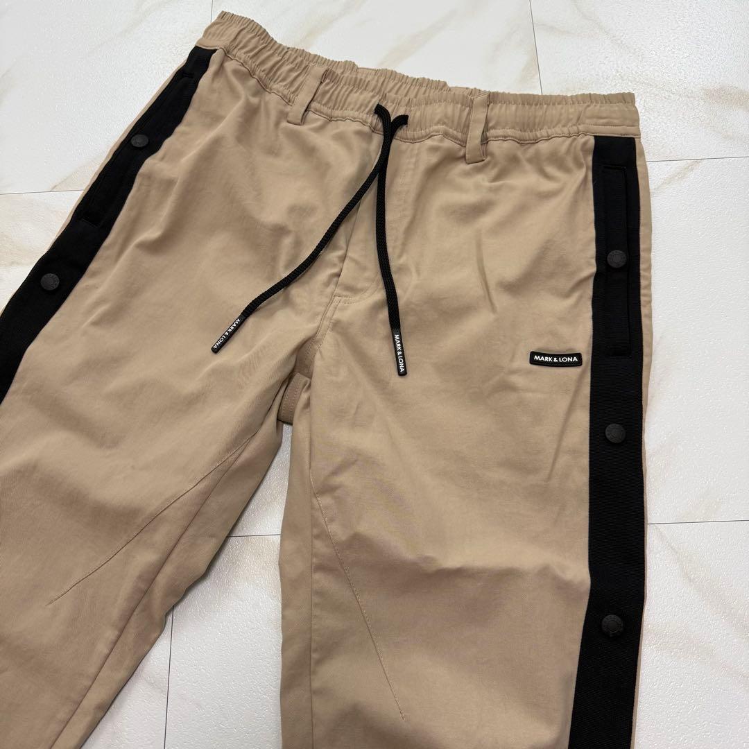 美品✨ マークアンドロナ ストレッチ ロングパンツ ベージュ L
