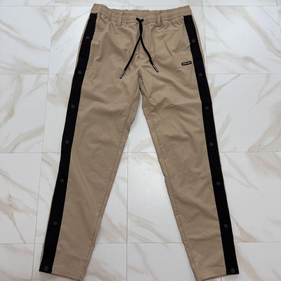 美品✨ マークアンドロナ ストレッチ ロングパンツ ベージュ L