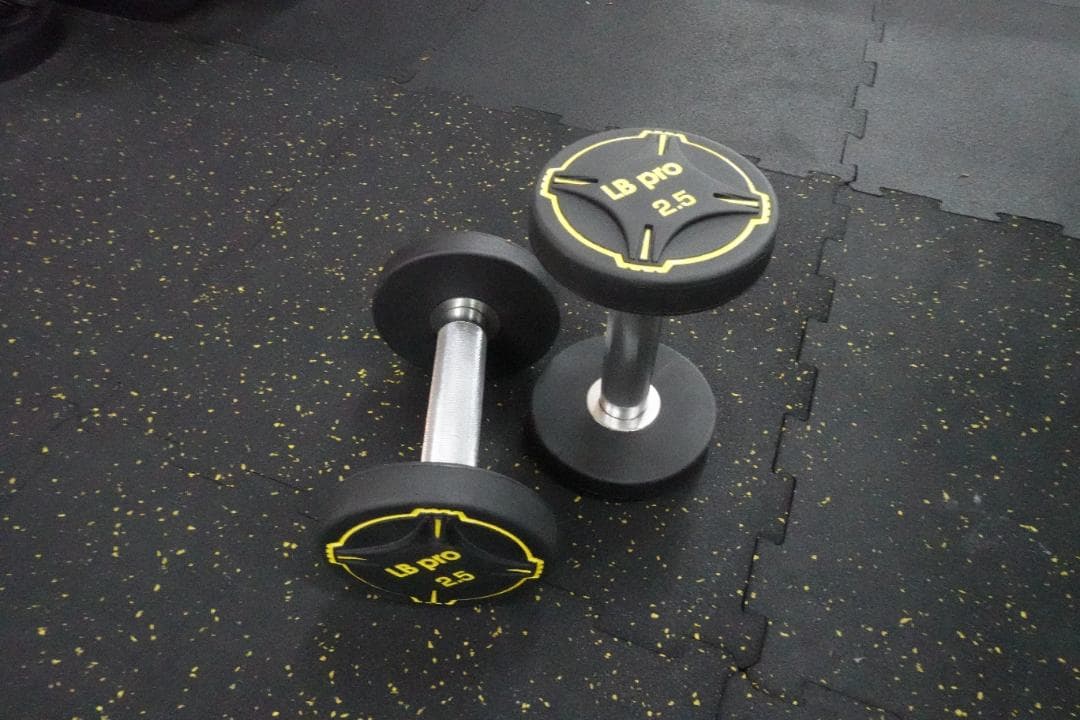 TPUダンベル　2.5kg 5kg 7.5kg 10kg 各2個　計　50㎏