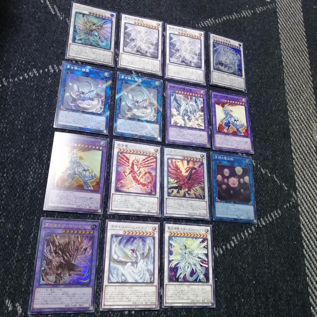 遊戯王　原石　青眼　デッキ　原石の皇脈　赤き竜　聖王の粉砕　[04580]