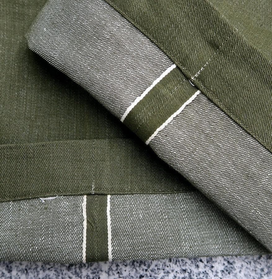 新品 50s 英軍実物 グリーンデニム オーバーパンツ オリジナル サイズ8