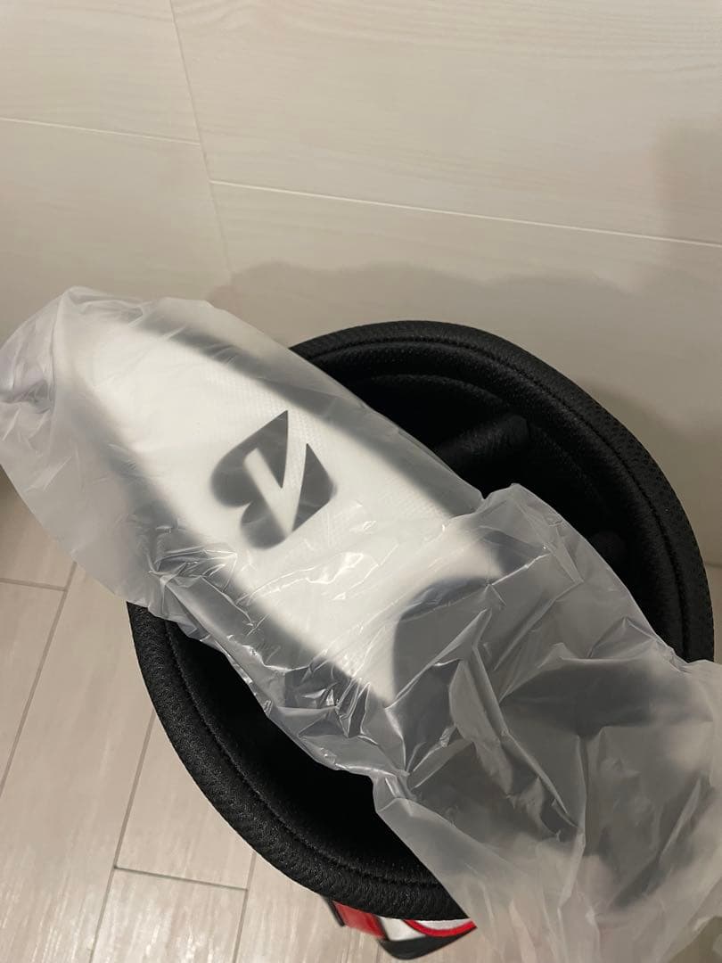 【新品未使用】ブリヂストン ゴルフ キャディバッグ CBG21Y（白×黒×赤）