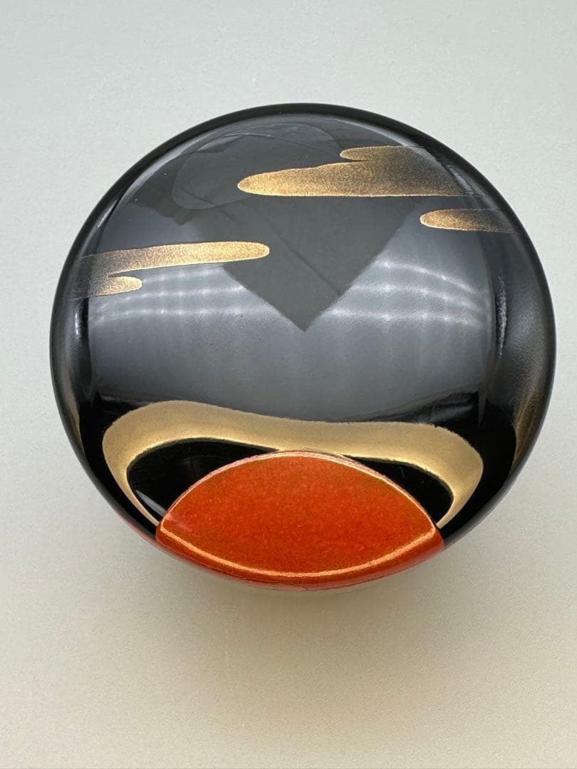 茶道具　棗　尚涛慶　日の出蒔絵