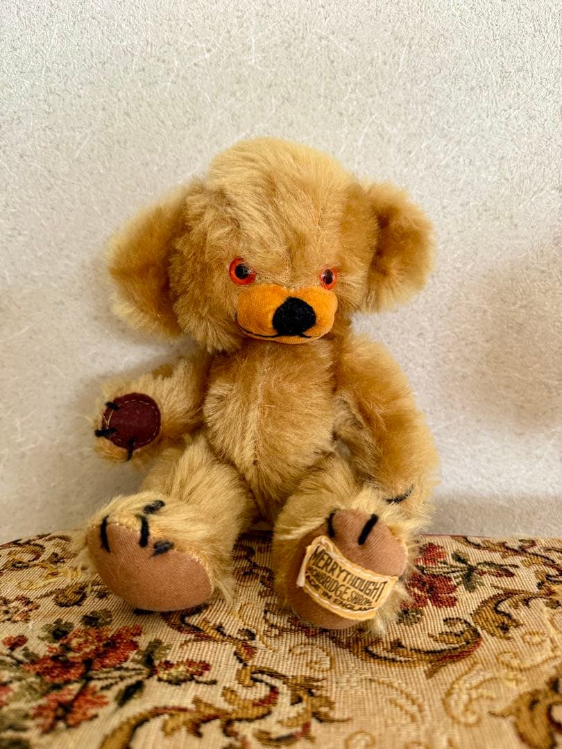 希少　イギリス　ビンテージ　チーキー　ぬいぐるみ　テディベア　メリーソート