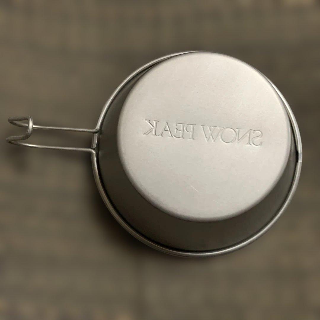 スノーピーク　チタンシェラカップ　旧ロゴ　大文字　ヤマコウ　廃盤品