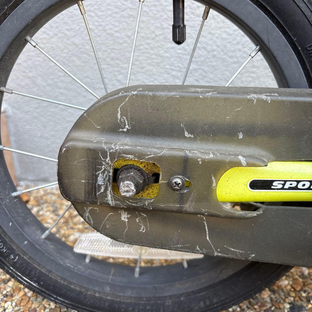 梅*大様 STRIDER 14X イエロー ペダルなしバイク