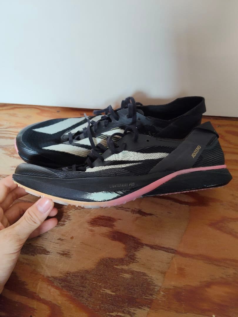 【即購入可】ADIZERO アバンチ2 26.5cm ブラック 訳あり 値下げ可