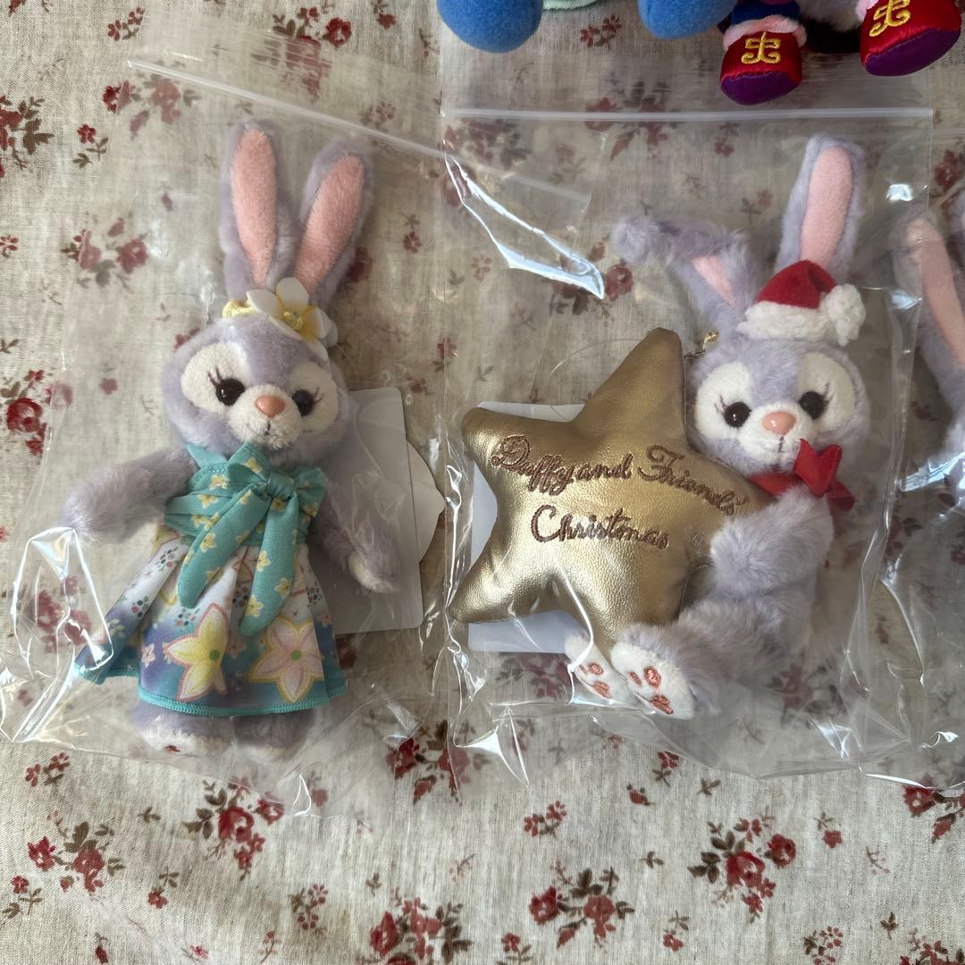 香港ディズニー＆シー❤️ステラルー　ぬいぐるみバッジ・キーチェーン・ストラップ