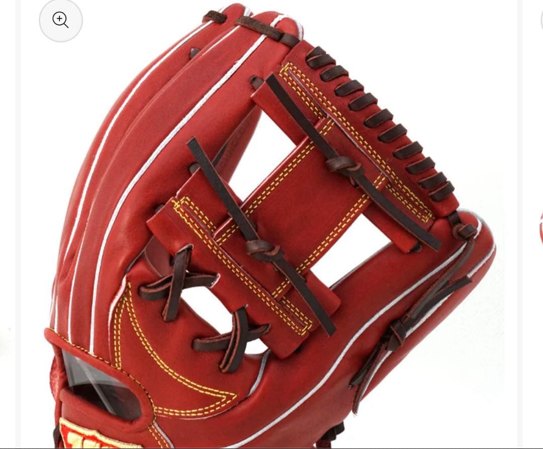 新品　野球　グローブ　内野手用　硬式　ウィルソン　右投　一般用　専用袋付