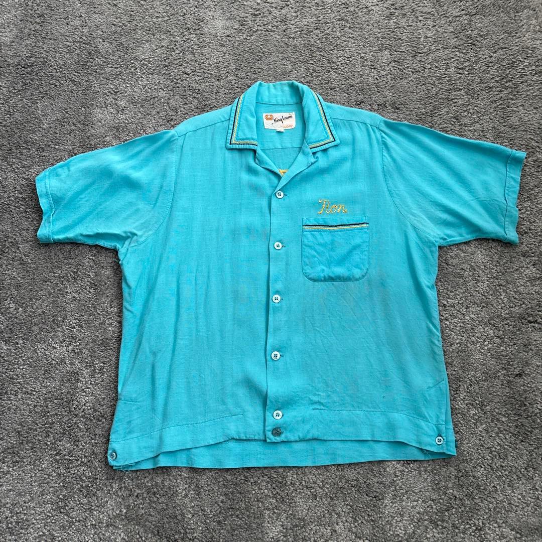 ヴィンテージ ボーリングシャツ キングルイ