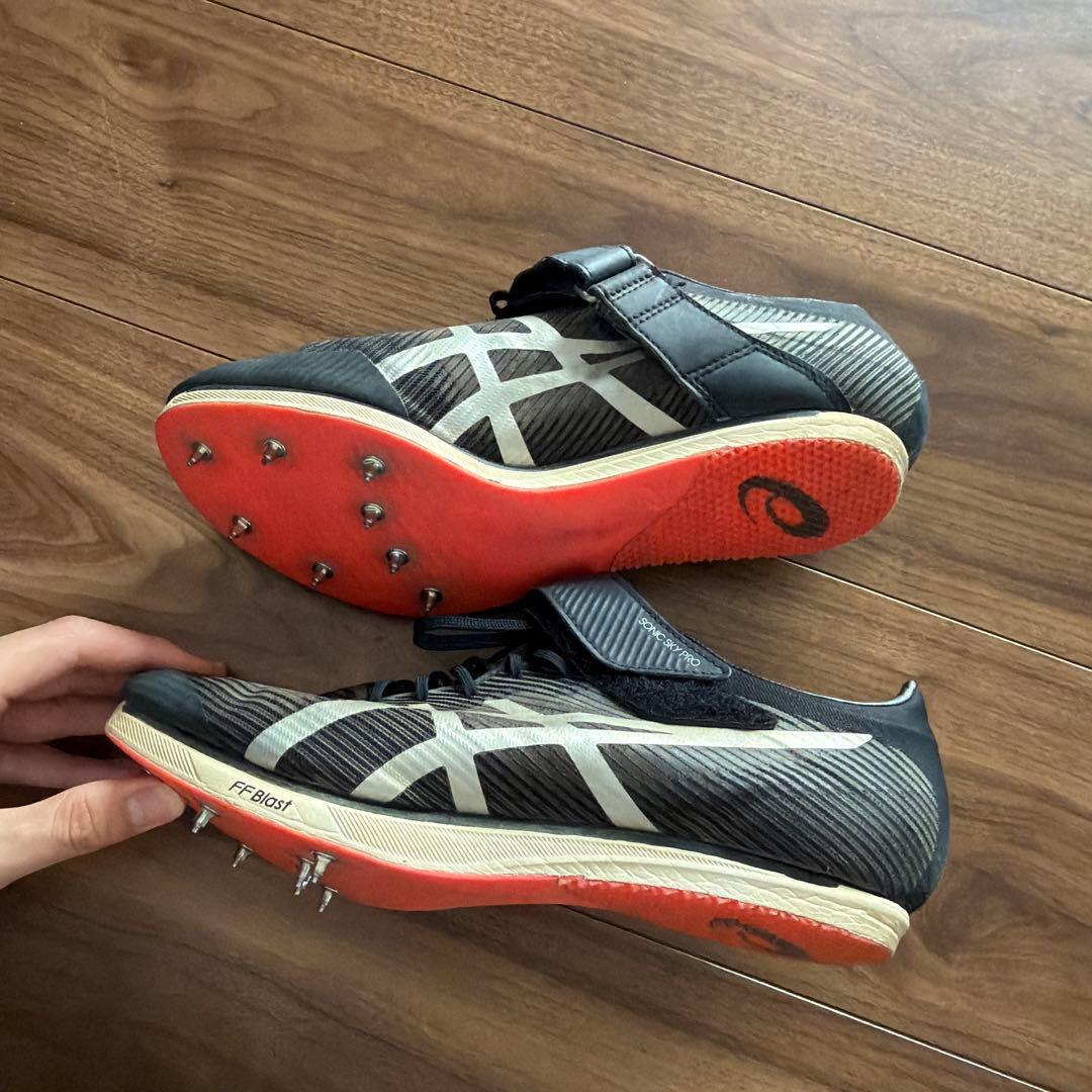 ASICS Sonic Sky Pro 27.0cm跳躍用スパイク