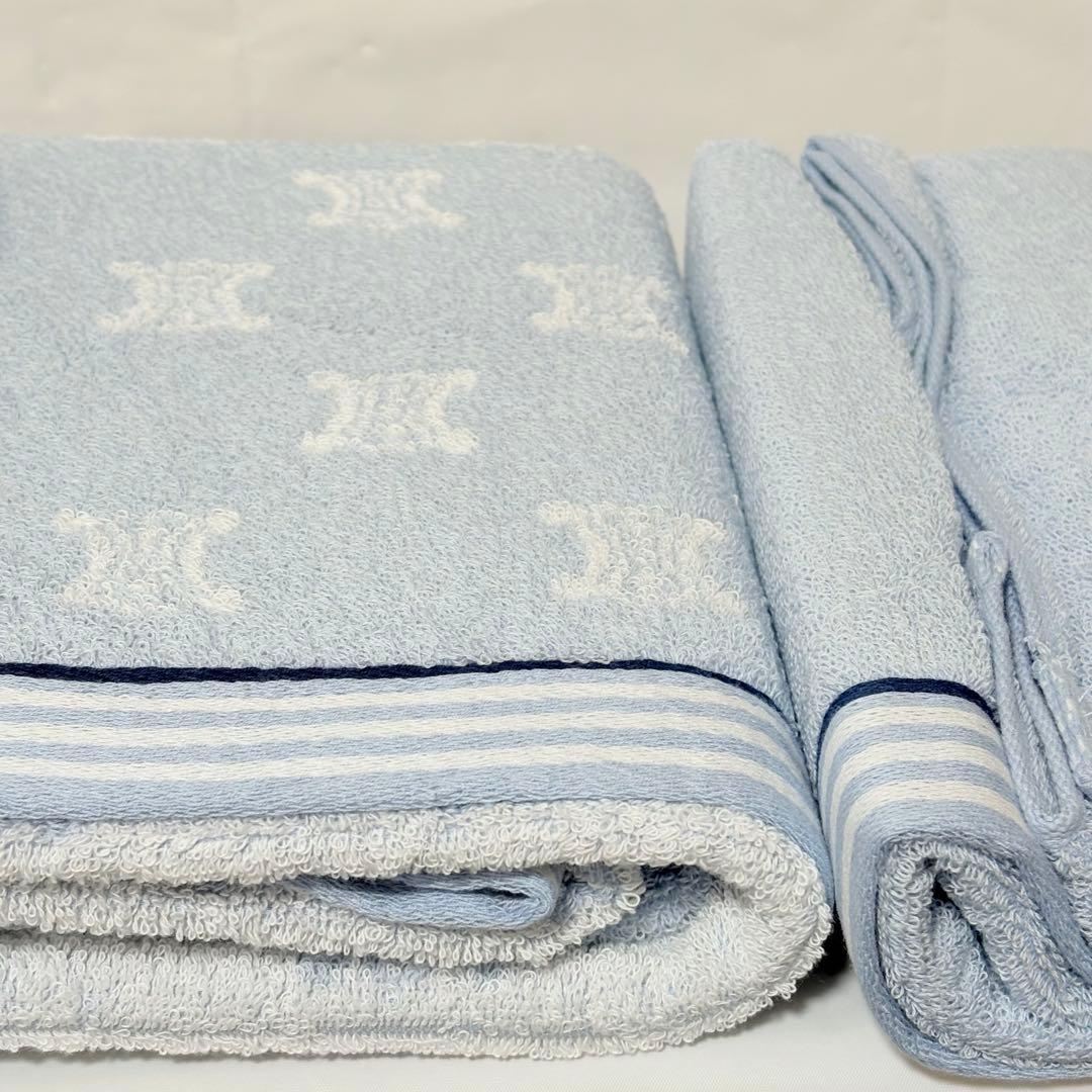 CELINE セリーヌ　マカダム　トリオンフ　バスタオル　フェイスタオル