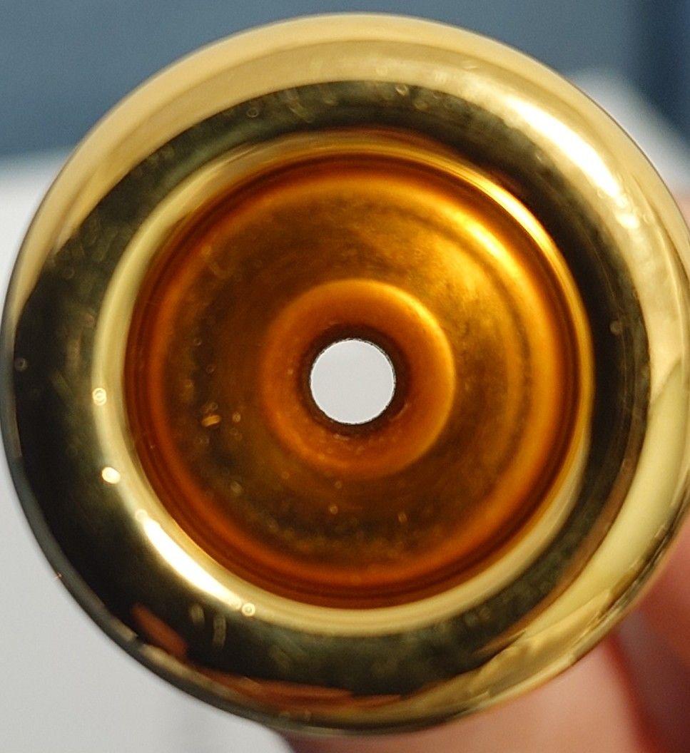 Bach トランペットマウスピース 金メッキ