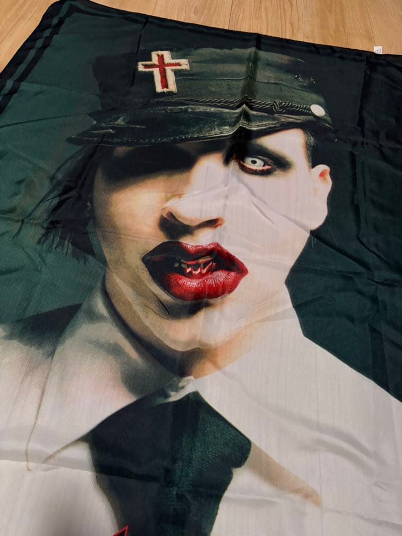 激レア　marilyn manson 2004 公式　タペストリー　フラッグ