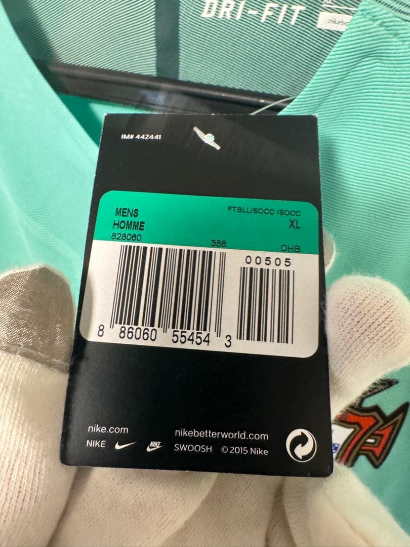 【正規品】ポルトガル代表　2016 スイス戦　長袖　選手用ユニフォーム