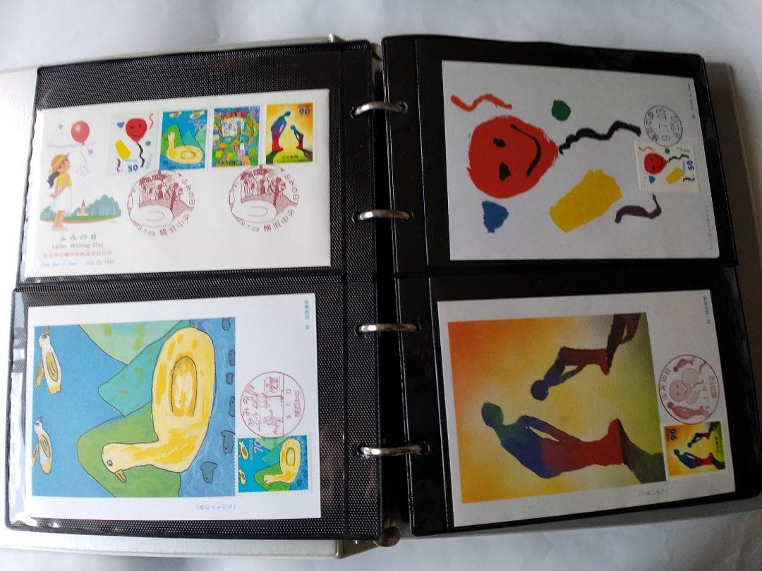 初日カバー 全国切手展 ふみの日シリーズ 他 切手コレクション 55通 新品