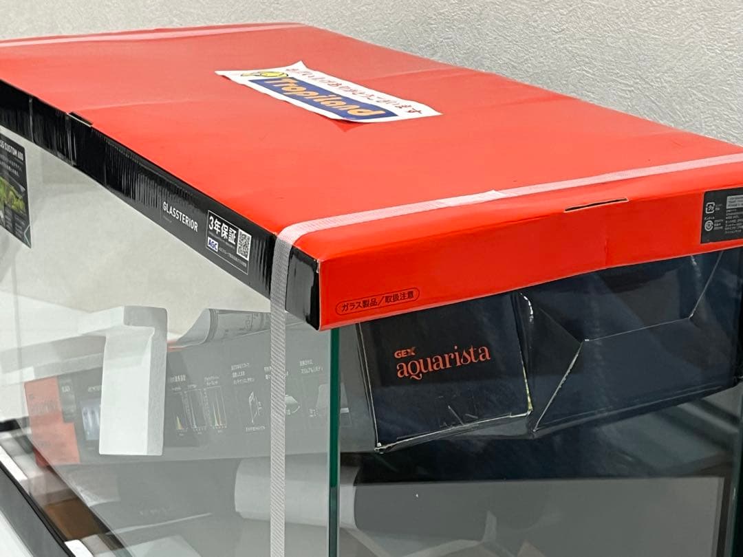 f037 未開封　GEX アクアリスタ　グラスカスタム　600 水槽　60038