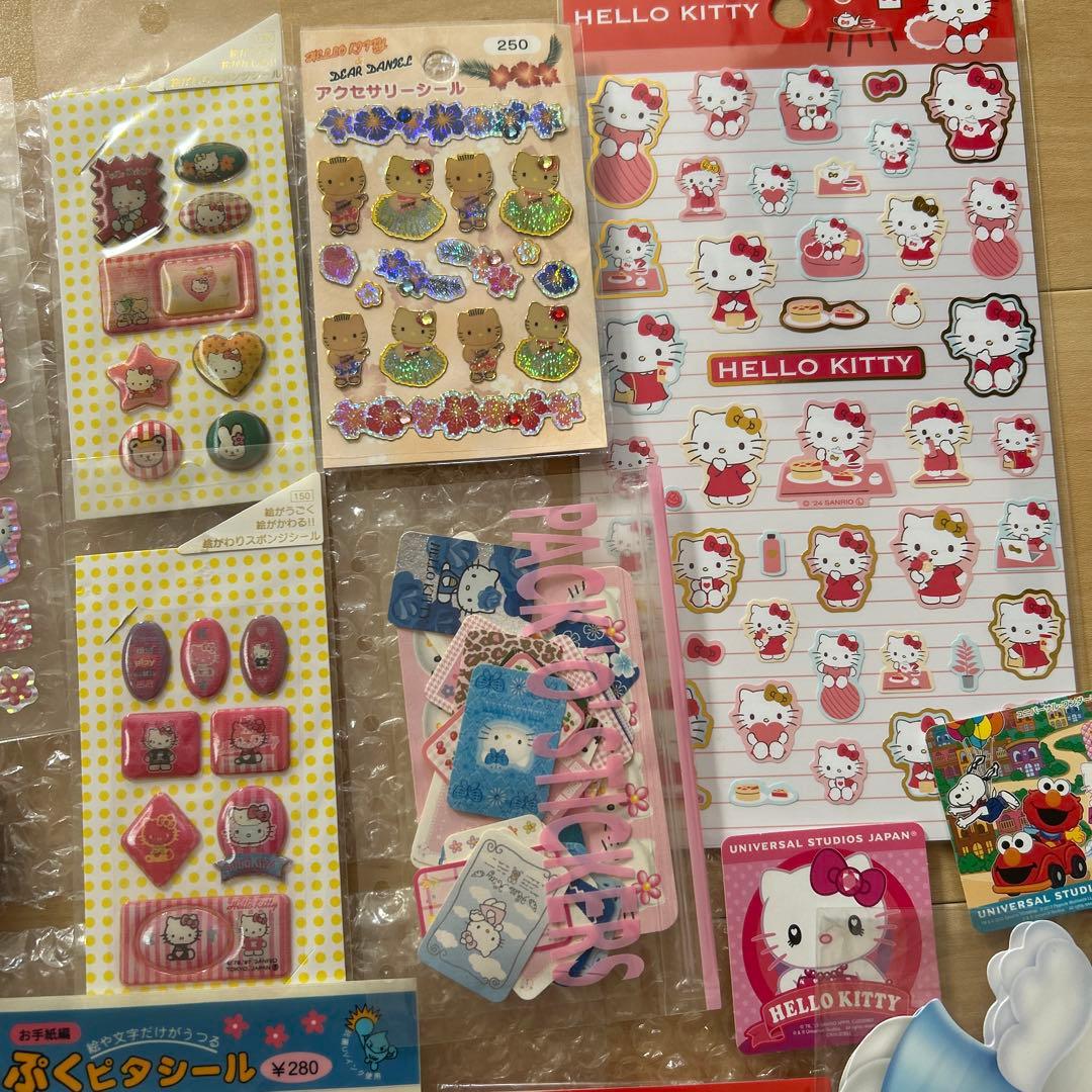 キティ　日焼け　ステッカー　シール　平成