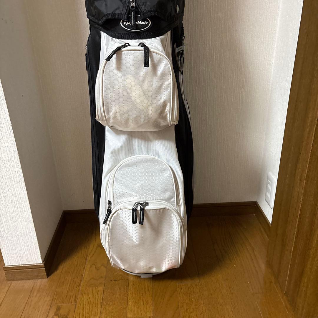 TaylorMade キャディバッグ 黒 白