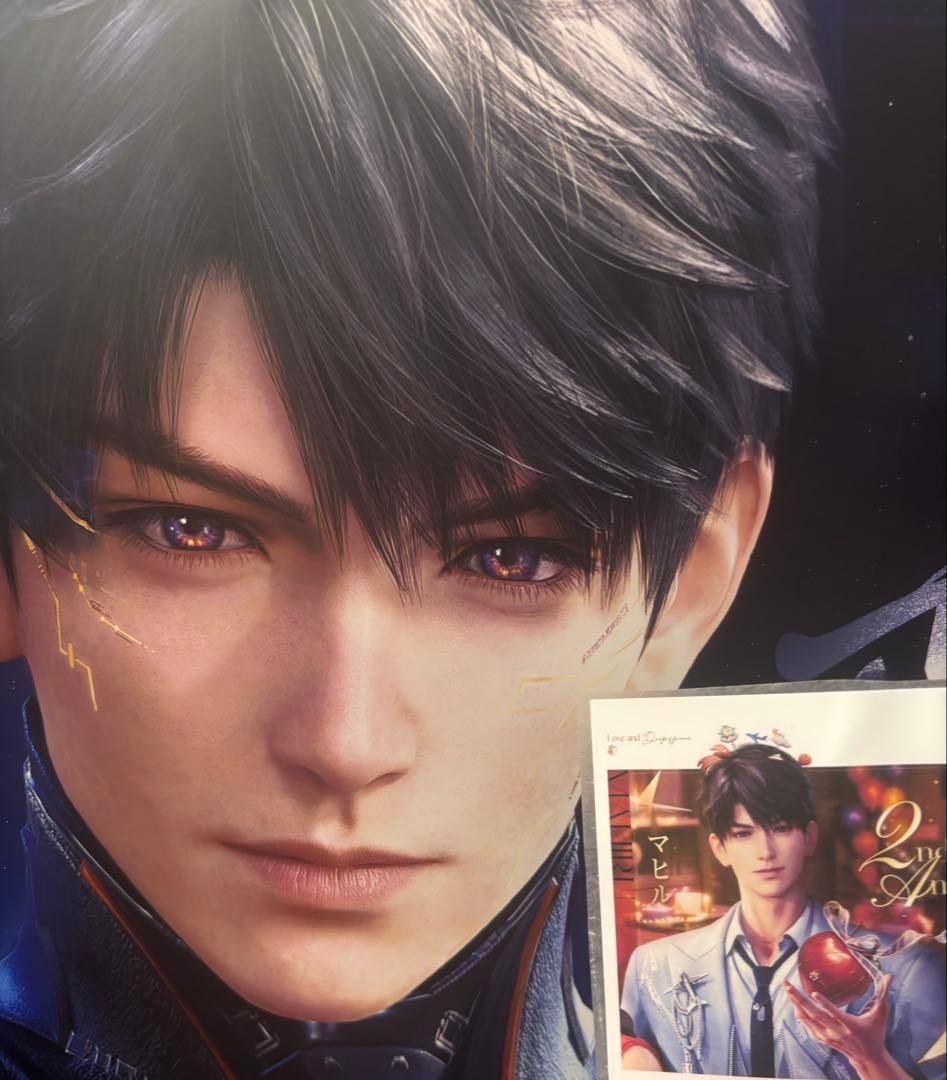 恋と深空2周年記念　マヒル　ノベルティ 紙袋 ショッパー　シール　ステッカー