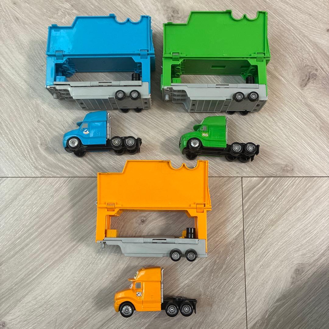 マテル カーズ ハウラー 3台セットトラック ミニカー チック キング 正規品