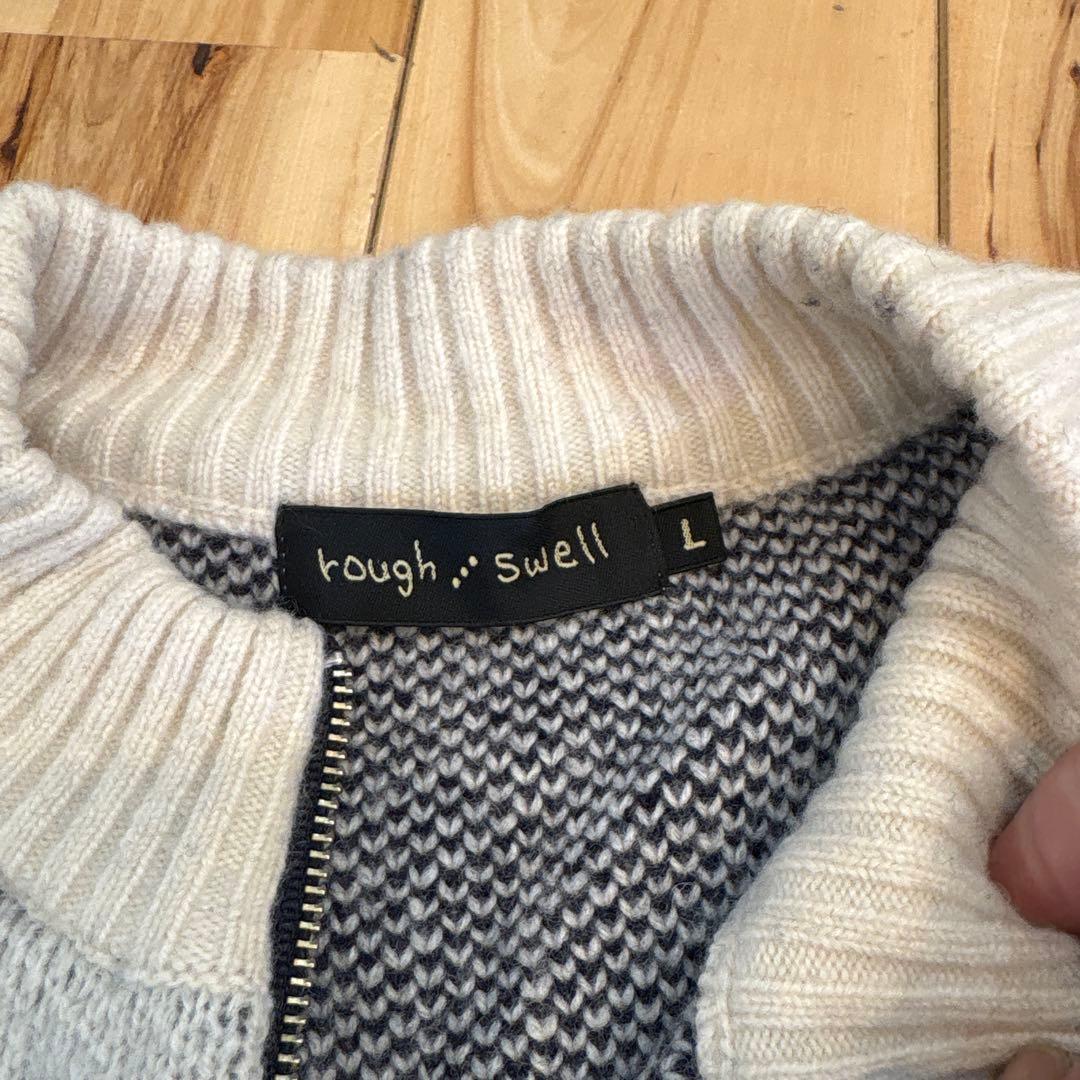 美品　rough＆swellノルディック柄セーター Lサイズ