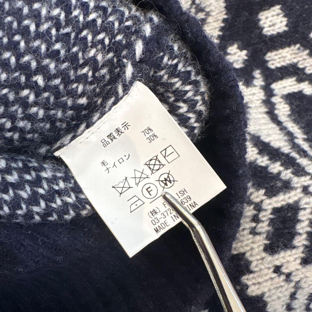 美品　rough＆swellノルディック柄セーター Lサイズ