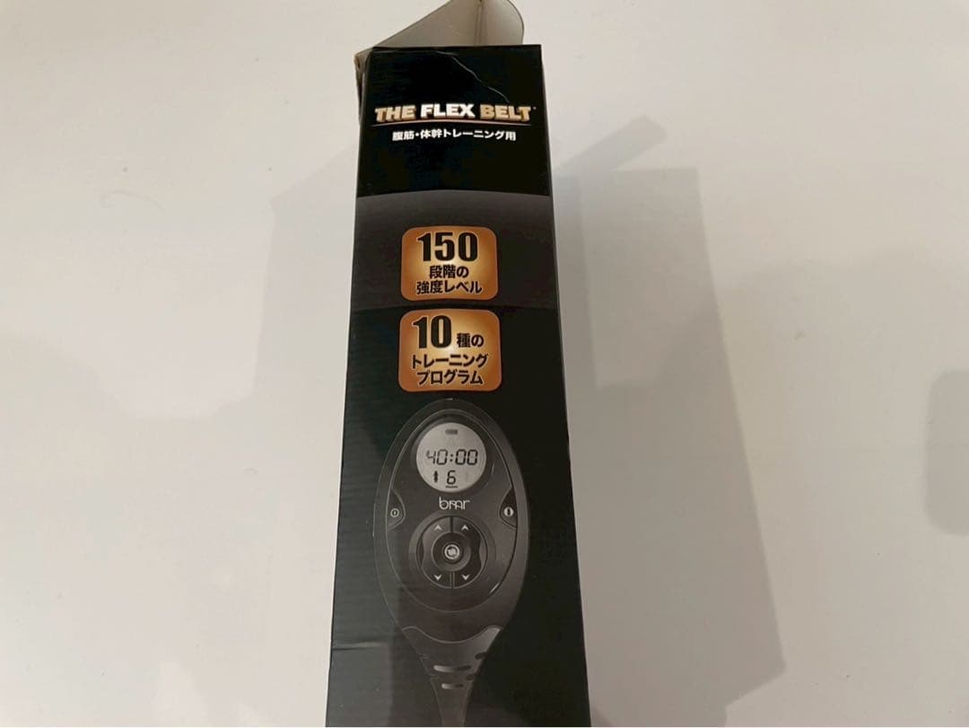 【新品箱潰れTHE FLEX BELT】腹筋体幹トレーニング用 EMS 男女兼用