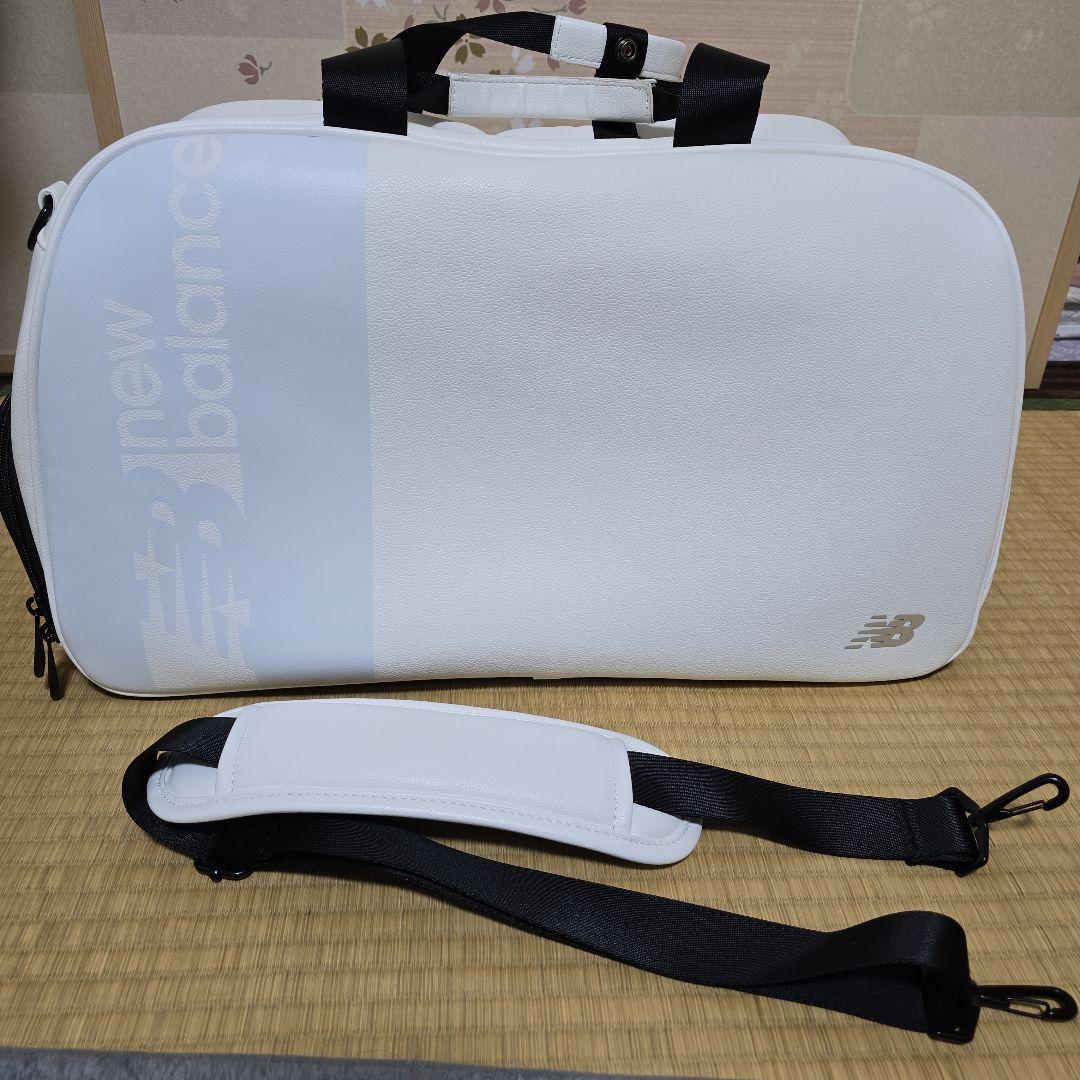 new balance ボストンバッグ　ゴルフバッグ　白　ホワイト