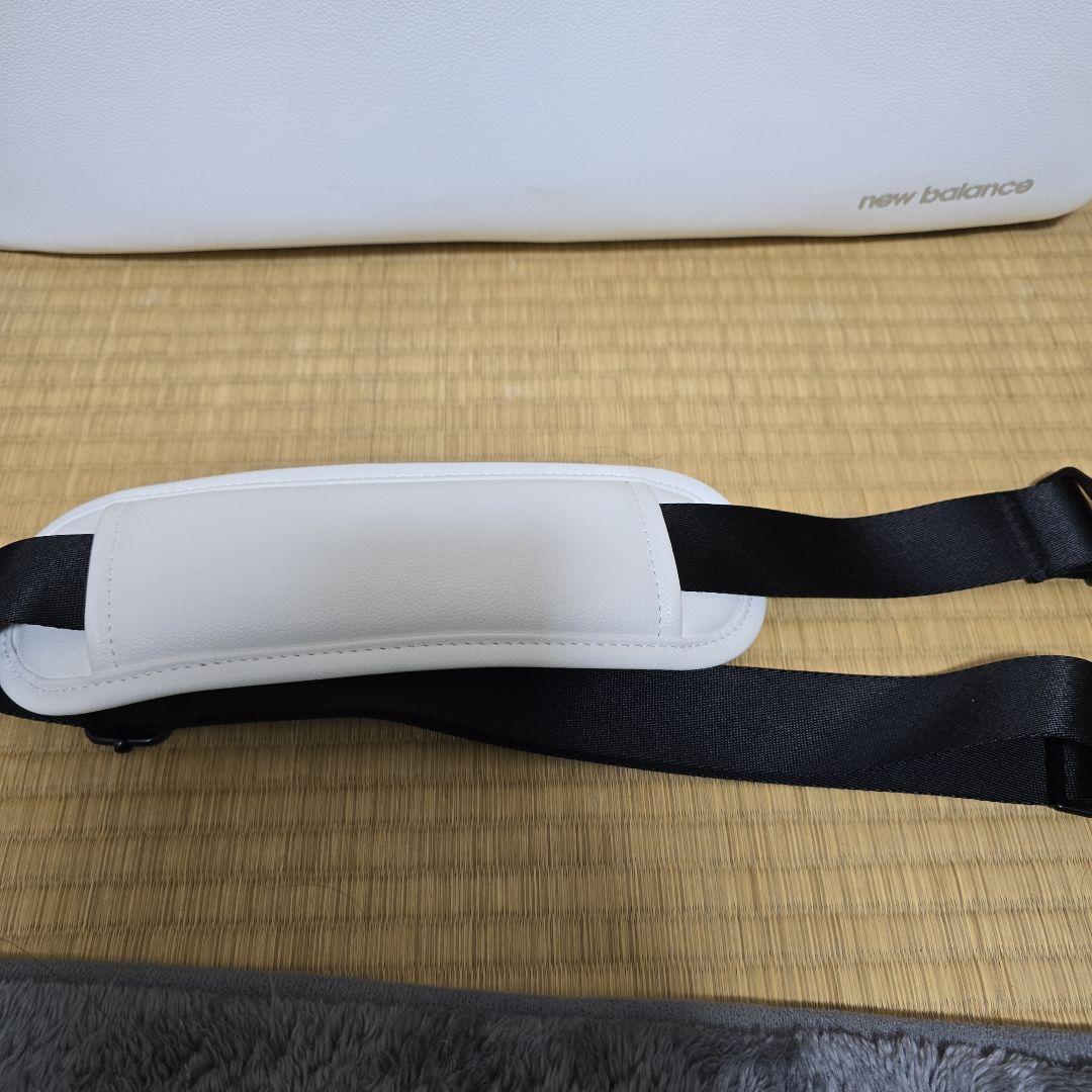 new balance ボストンバッグ　ゴルフバッグ　白　ホワイト
