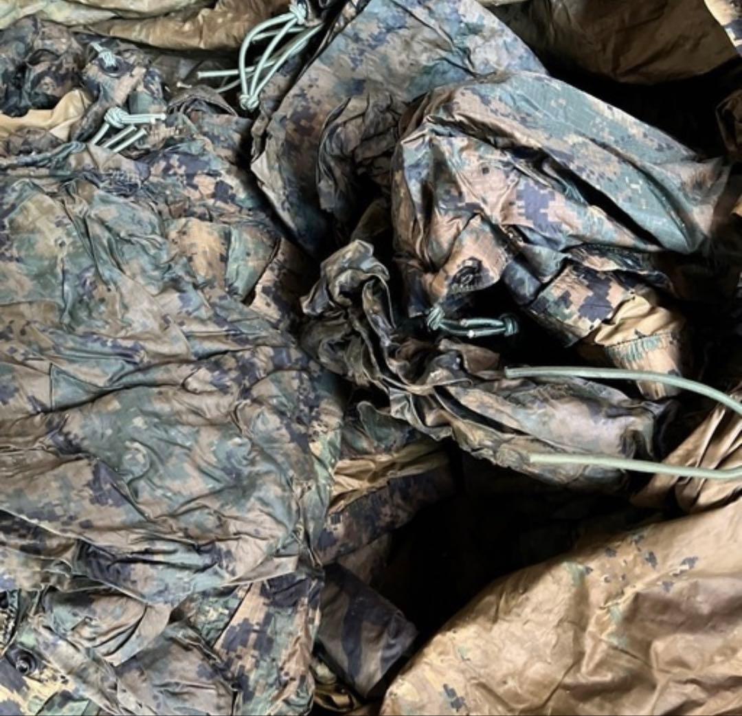 米軍　マーパット迷彩　タープ　20枚ぐらい